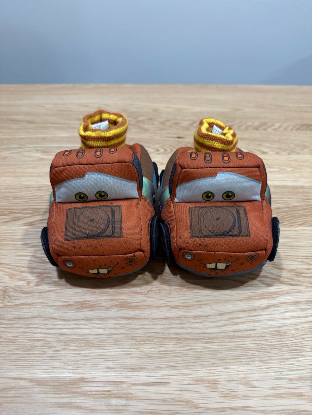 Disney Pixar Cars Mater 3D Toddler Slippers Size 7/8